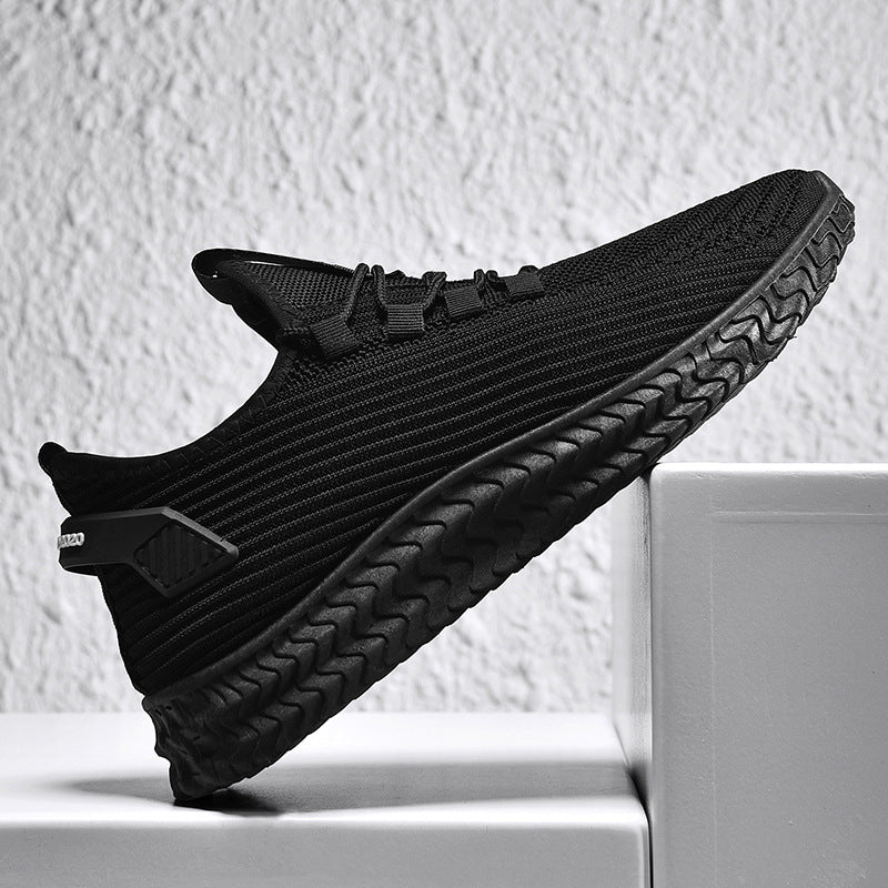 Men's Woven Lace-Up Sneakers — product view