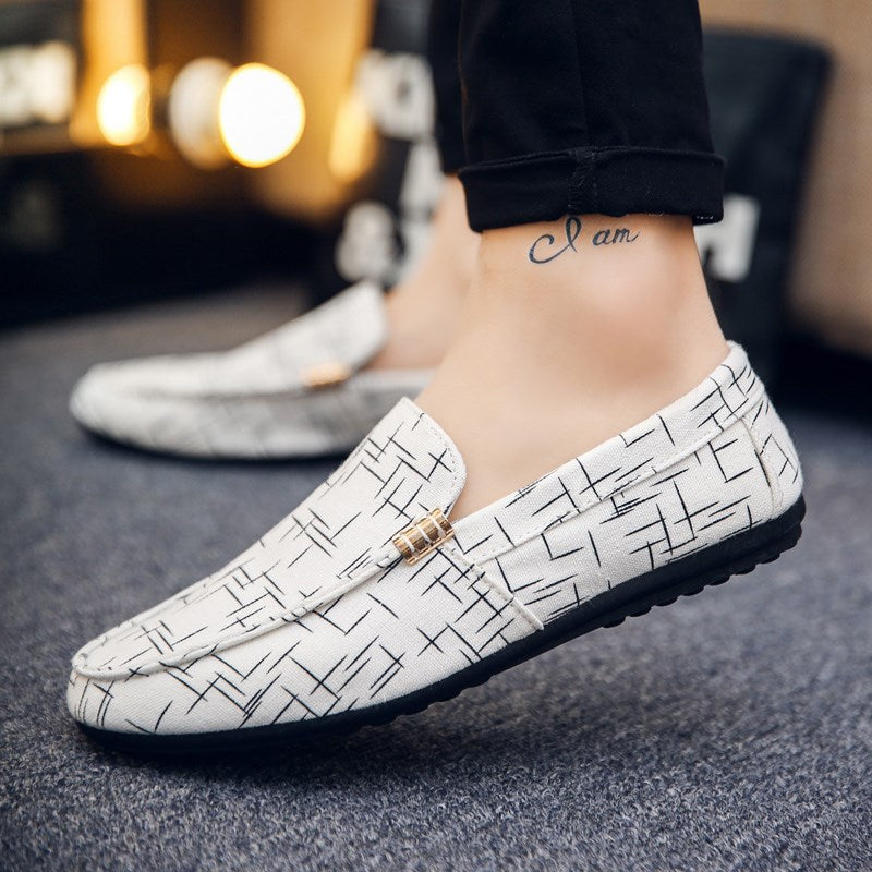 Casual Canvas Slip-On Shoes — product view