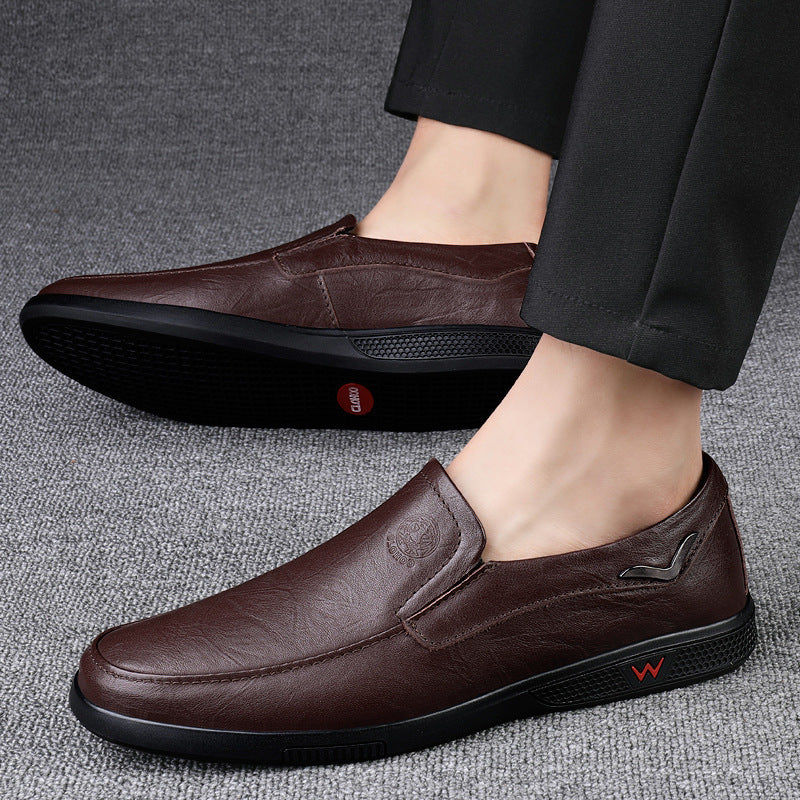 Men's Cowhide Business Casual Shoes