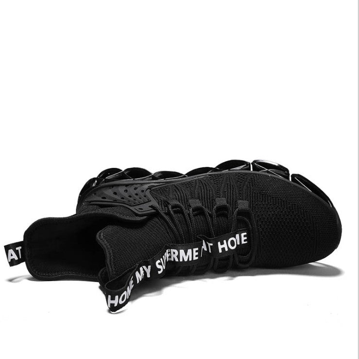 Men's High-Top Woven Sneakers — product view