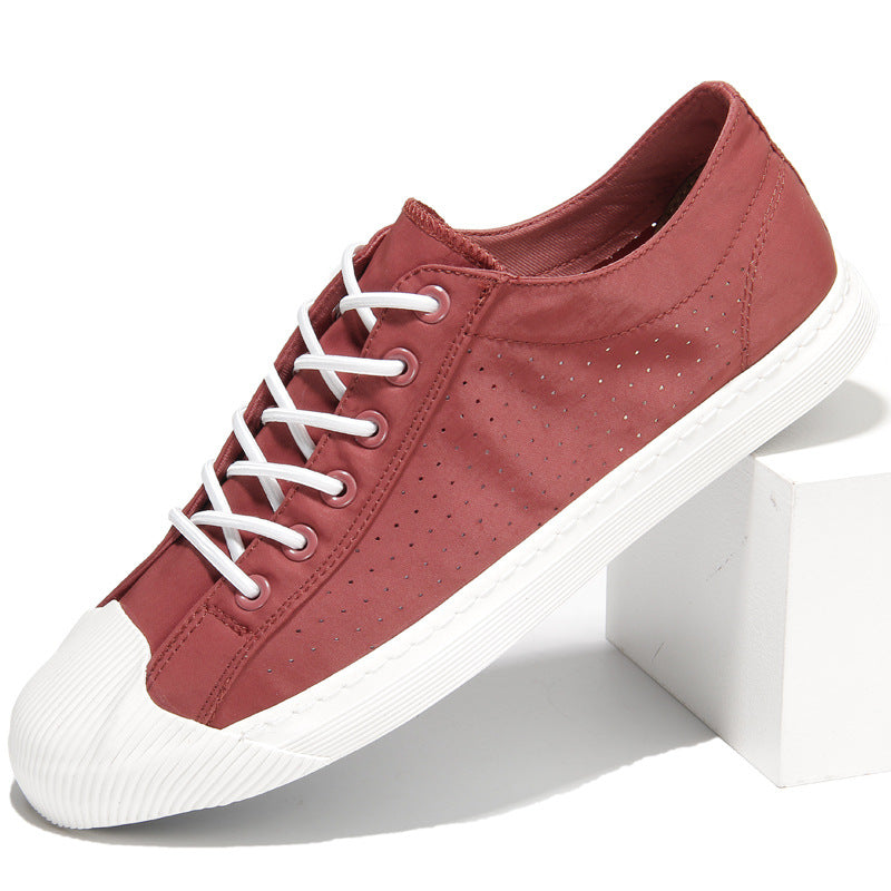 Men's Low-Top Canvas Slip-On Shoes