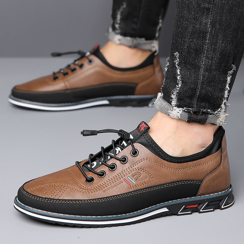 Men's Leather Casual Sports Shoes