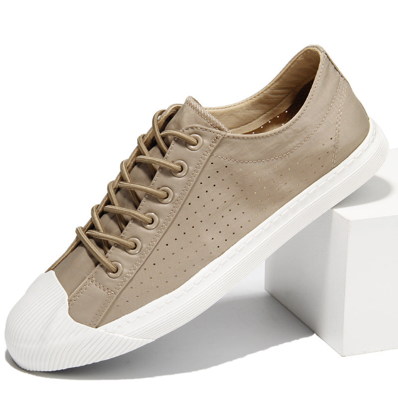 Men's Low-Top Canvas Slip-On Shoes