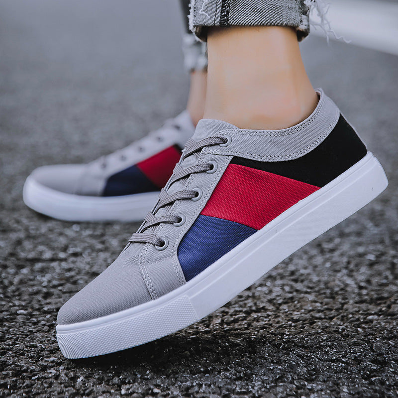 Men's Flat Canvas Sneakers — product view