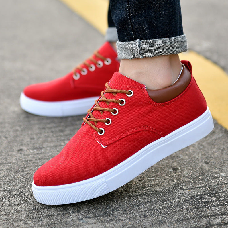 Men's Flat Canvas Sneakers — product view