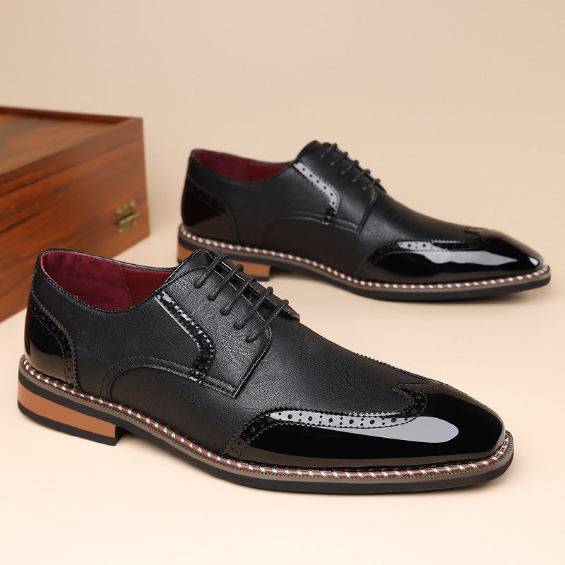 Men's Pointed-Toe Casual Dress Shoes