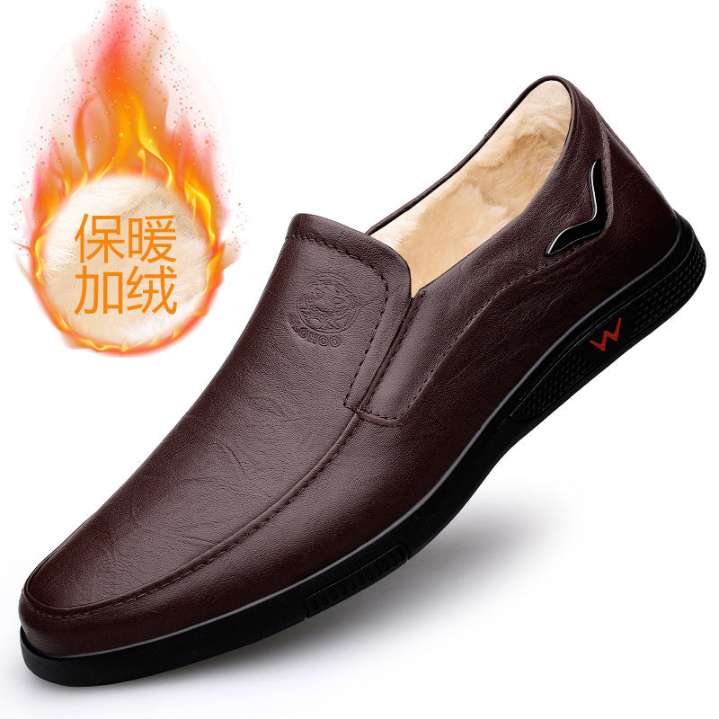 Men's Cowhide Business Casual Shoes