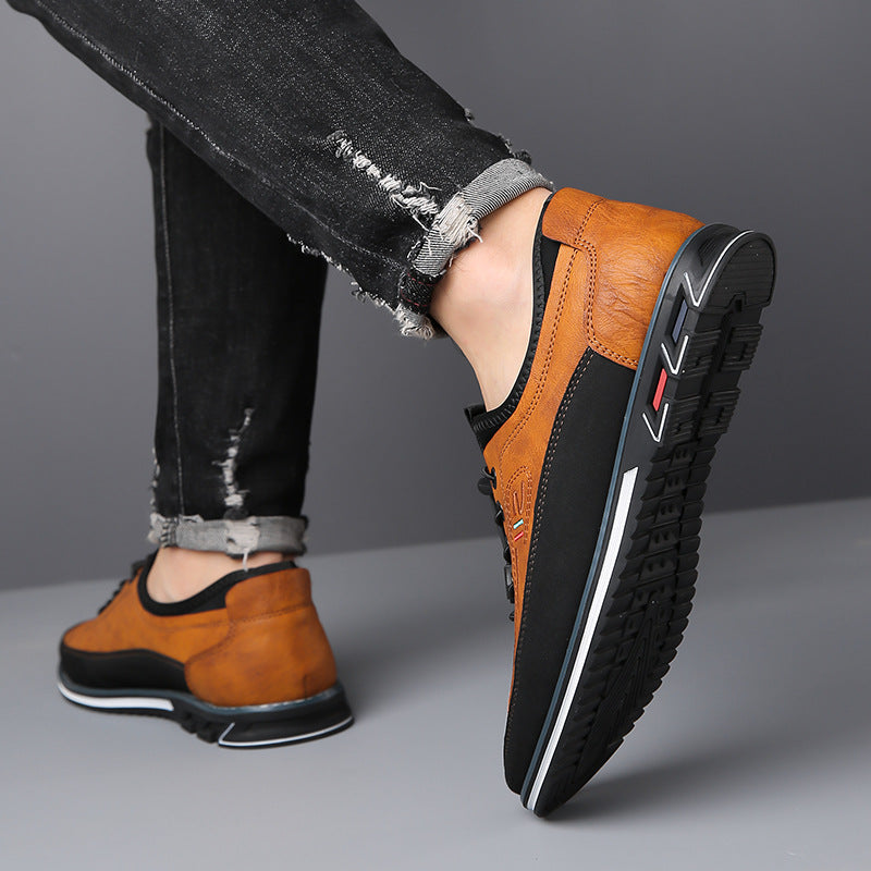 Men's Leather Casual Sports Shoes