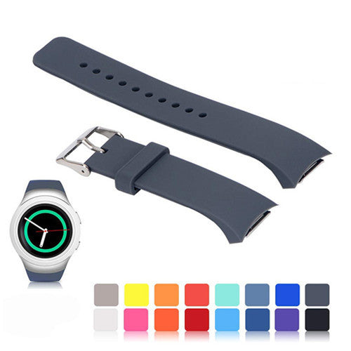Solid-Colour Replacement Sport Watch Strap