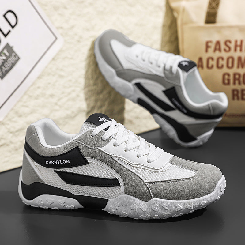 Men's Mesh Lace-Up Dad Sneakers