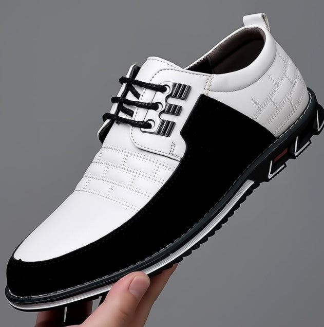 Men's Microfiber Lace-Up Shoes — product view