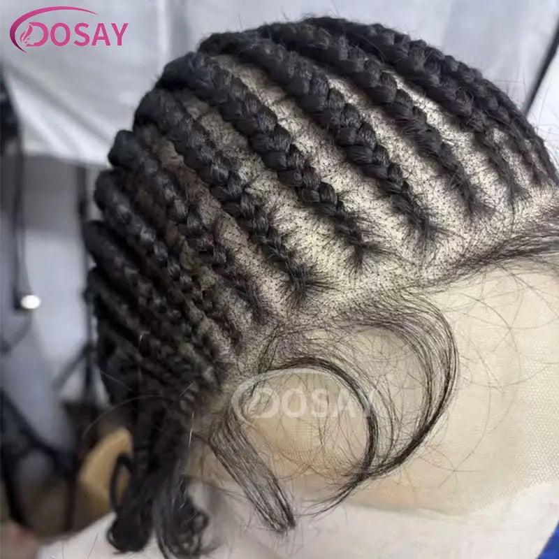 Full Lace Wig Braided 8 Inch Short Bob Braided Wig Synthetic Short - OSASCO