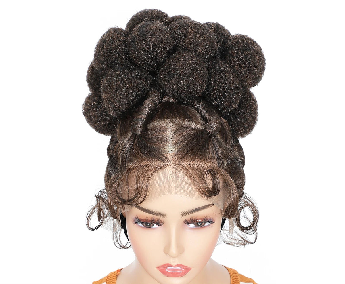 Women's Bantu Braided Synthetic Wig — product view