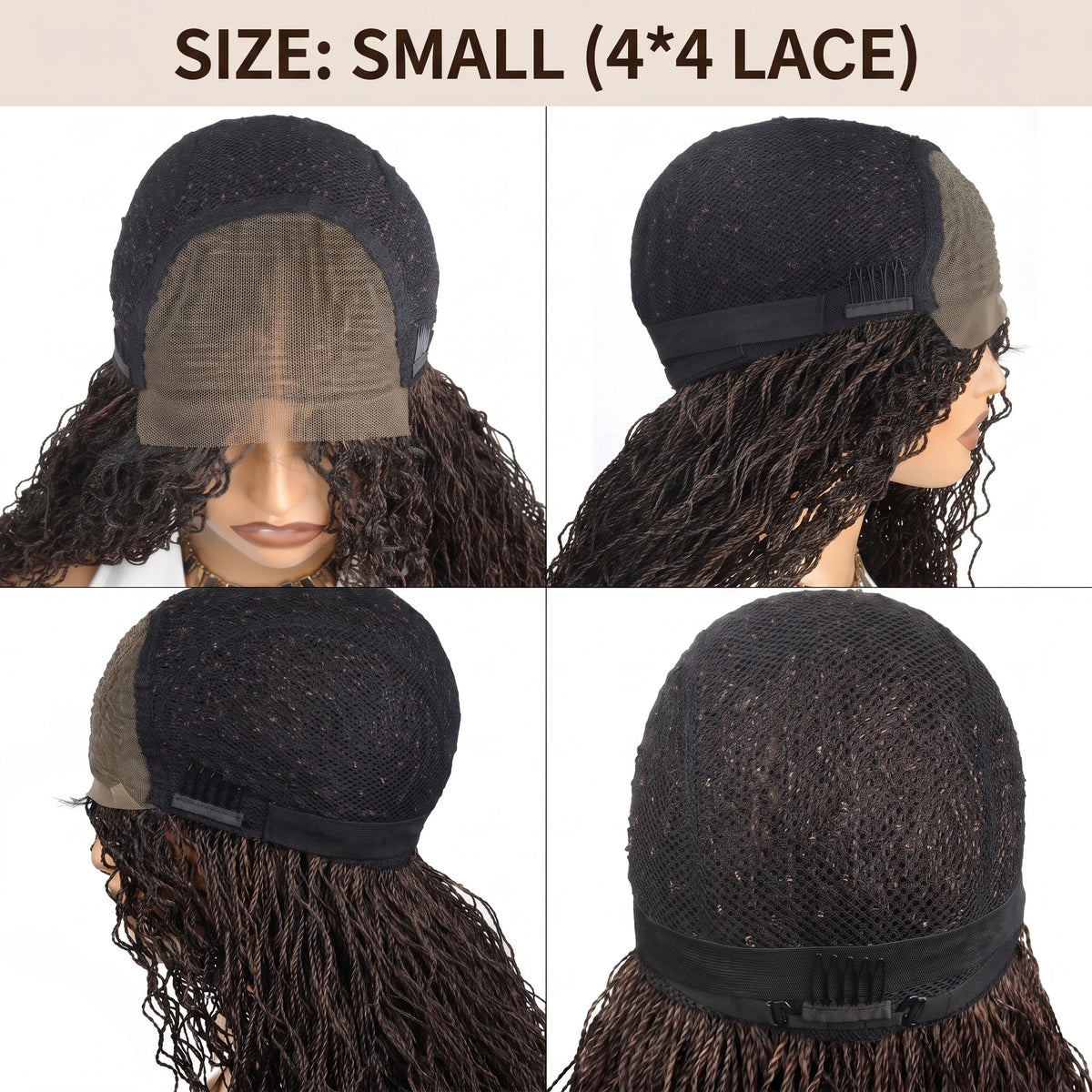 Micro Twist Braided Wig Synthetic Two Strand Twist Hair Full Lace - OSASCO