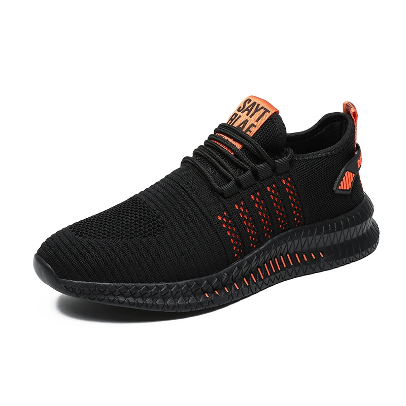 Men's Lightweight Lace-Up Walking Sneakers