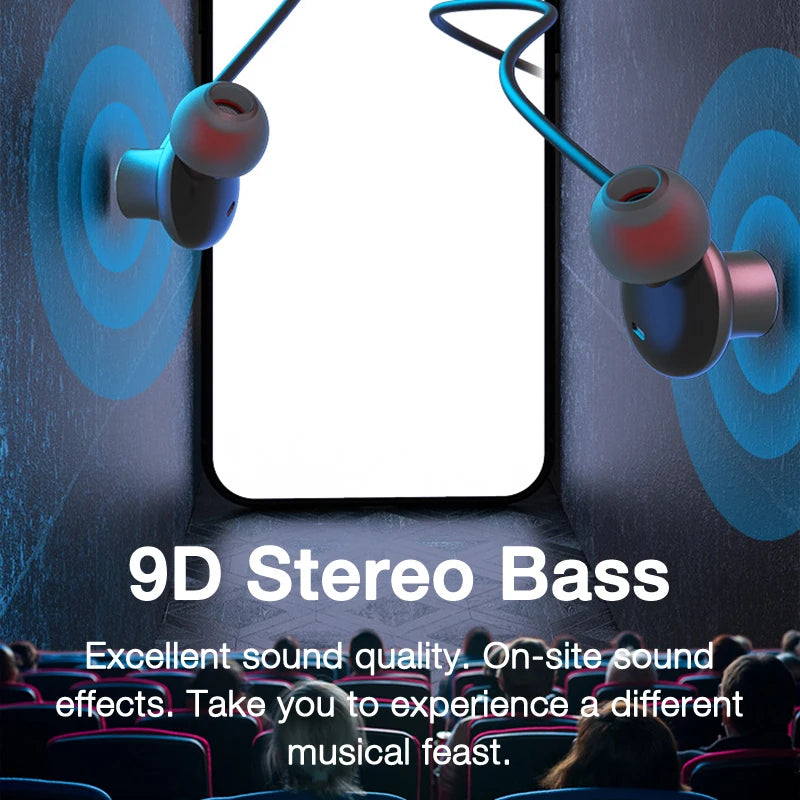 Long-Battery Neckband Bluetooth Earphones