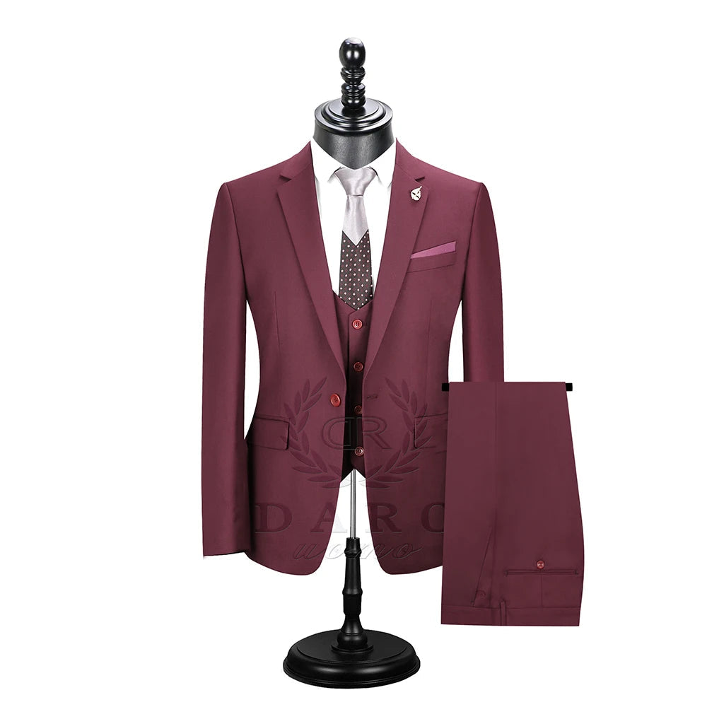 Men's 3-Piece Slim Fit Suit Set — product view