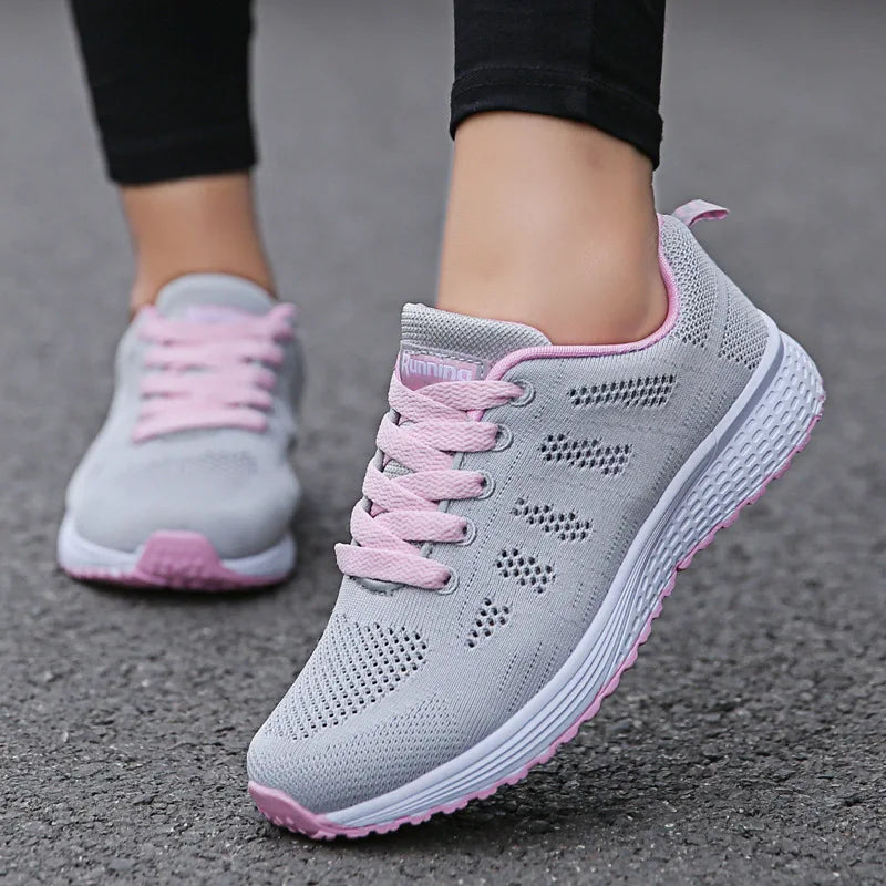 Breathable Mesh Flat Sneakers — product view
