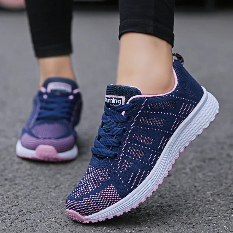 Breathable Mesh Flat Sneakers — product view
