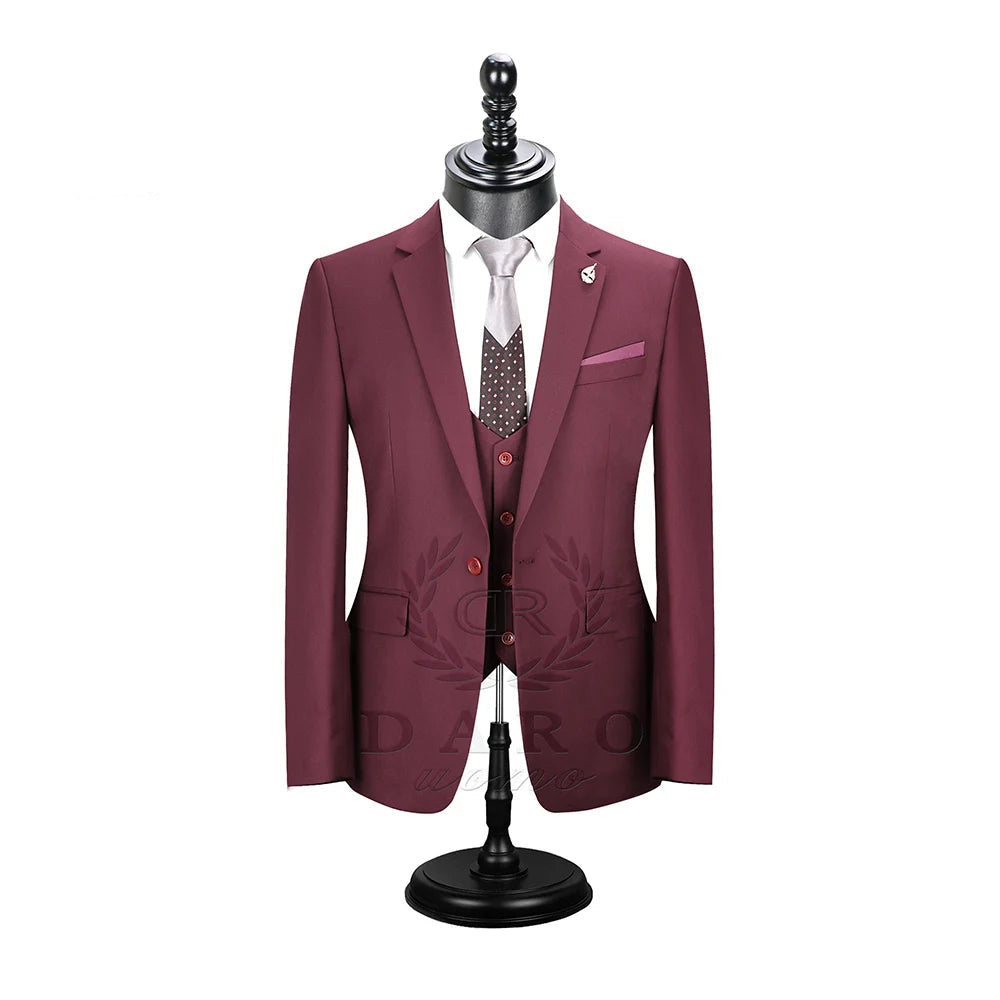 Men's 3-Piece Slim Fit Suit Set — product view