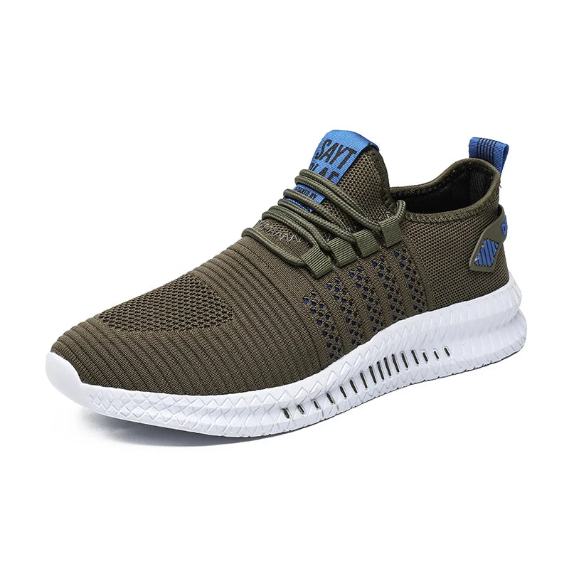 Men's Lightweight Lace-Up Walking Sneakers