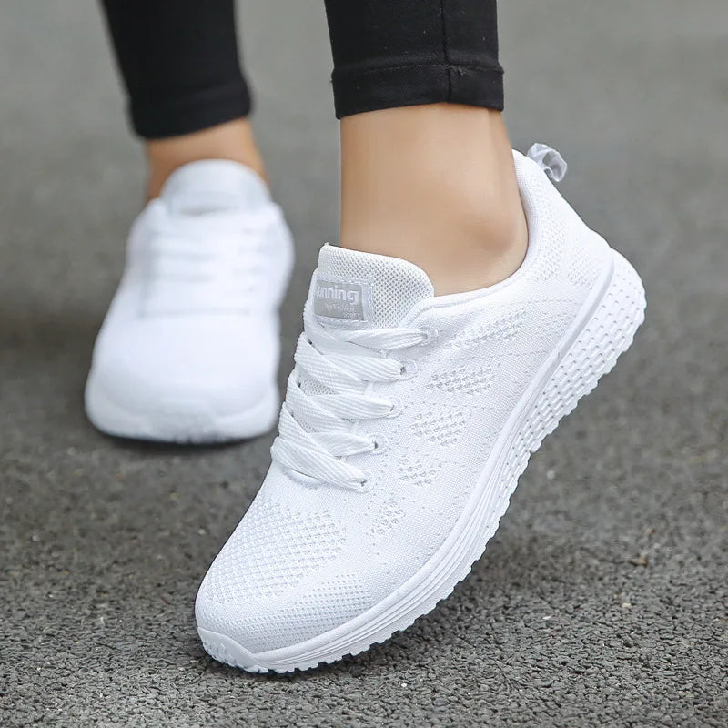 Breathable Mesh Flat Sneakers — product view