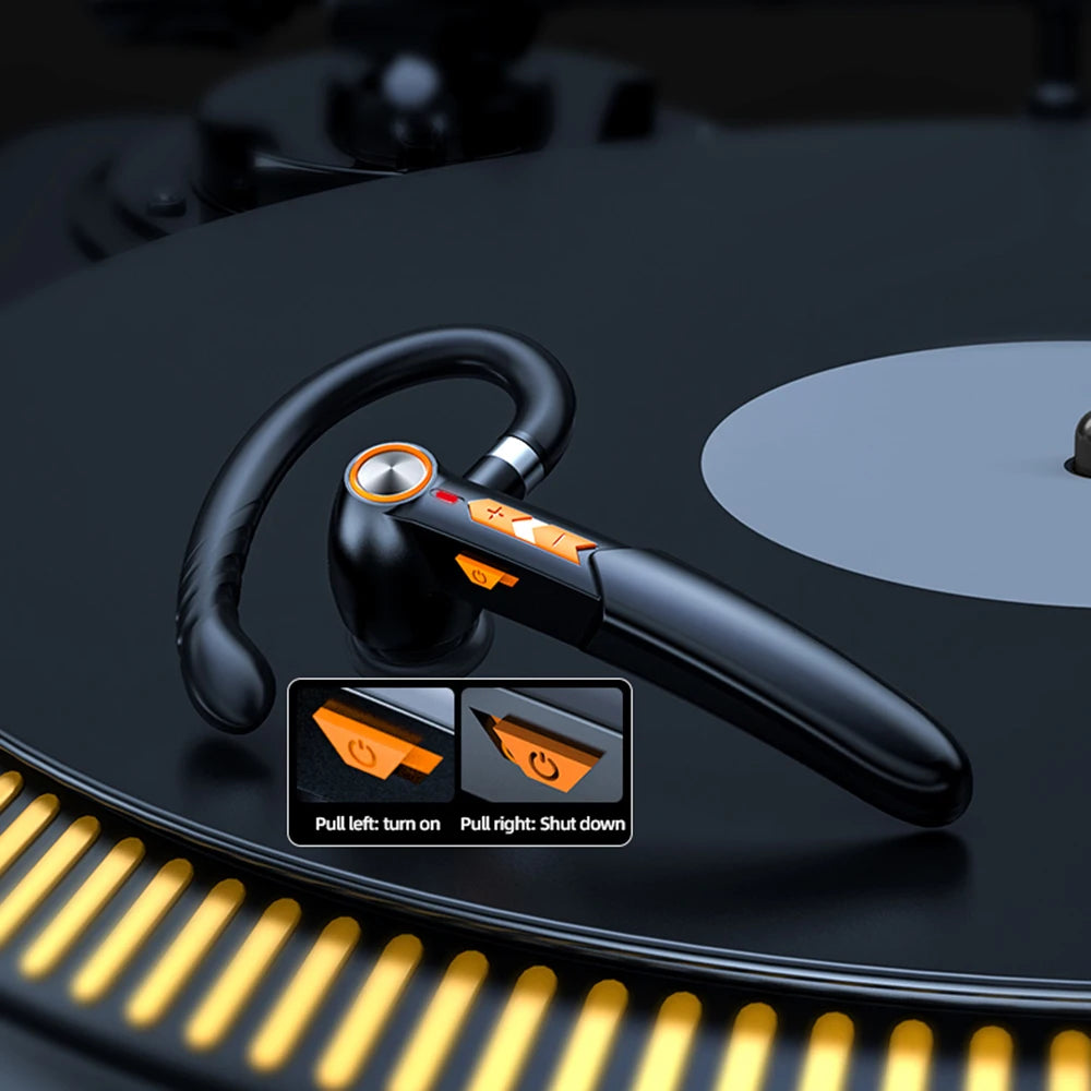 Bluetooth 5.0 Touch-Control Wireless Earpiece with Microphone
