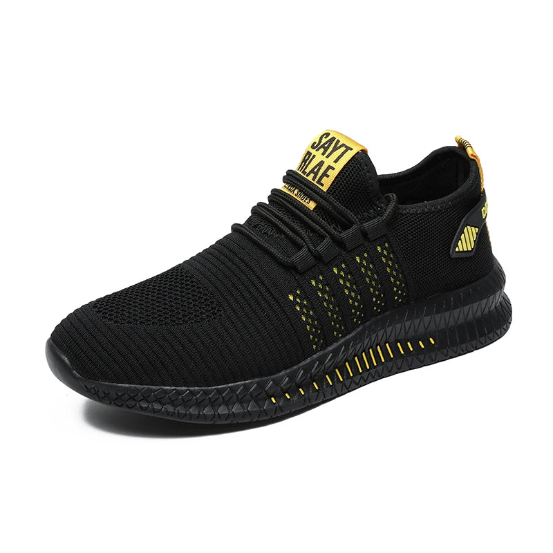 Men's Lightweight Lace-Up Walking Sneakers