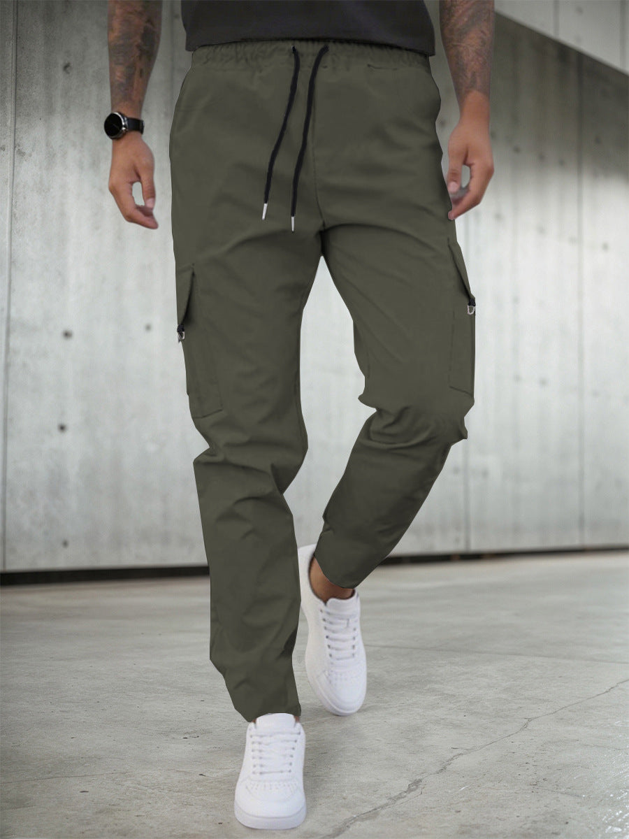 Men's Drawstring Utility Cargo Pants