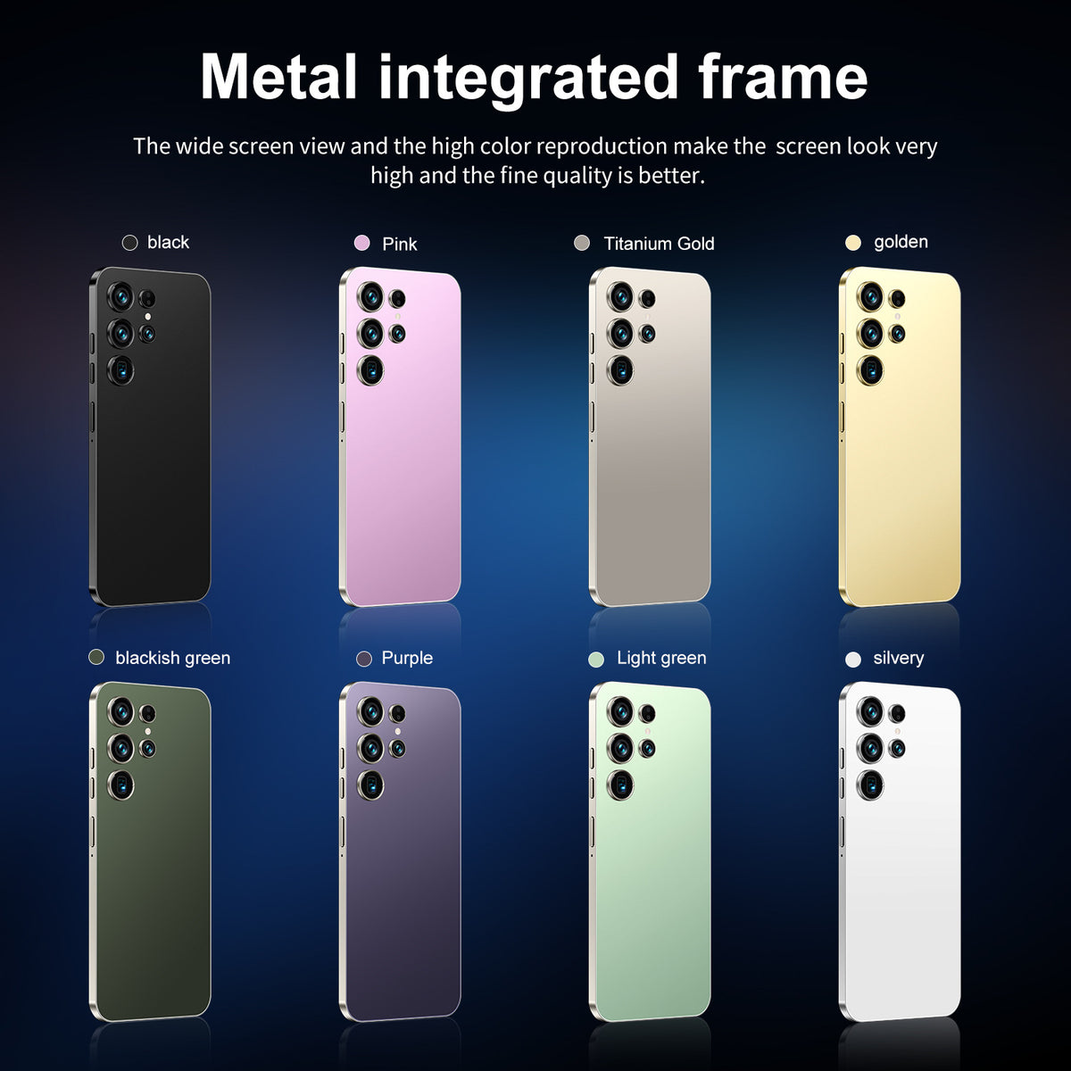 S25 Uitra 6.8-Inch Android Smartphone with Dual SIM & Colour Options