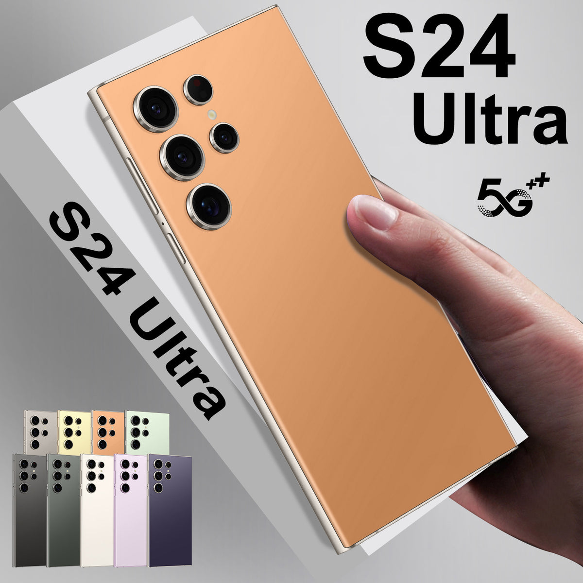 S24Ultra 7.3-Inch Android Smartphone with Built-In Stylus