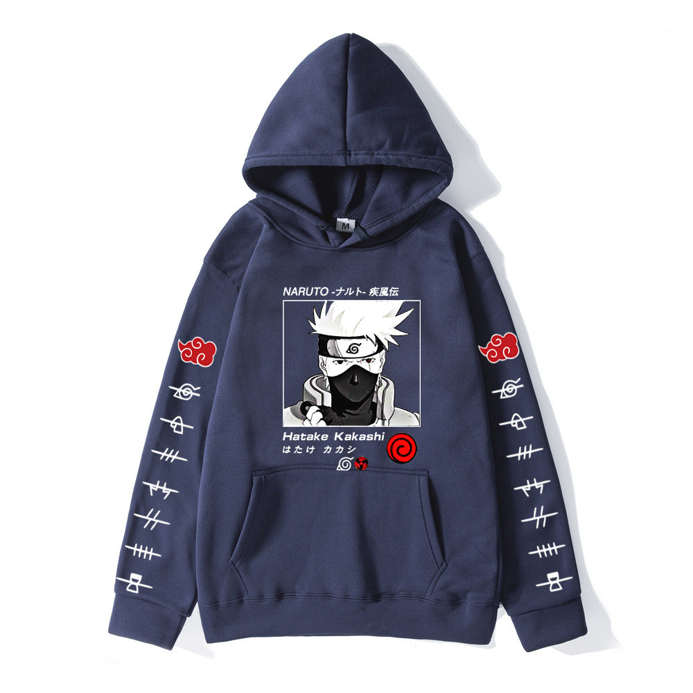 Anime Graphic Oversized Pullover Hoodie