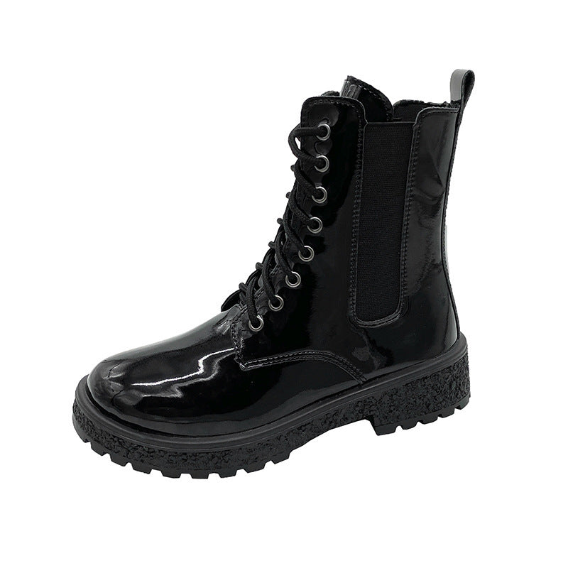 Women's Round-Toe Western Block Heel Boots