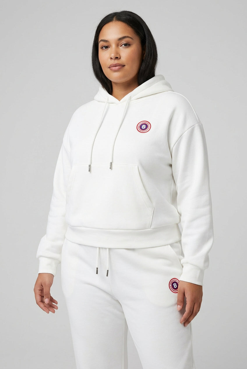 Graphic Hoodie and Casual Pants Set