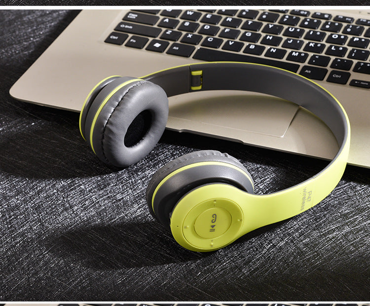 P47 Foldable Wireless Bluetooth Headphones