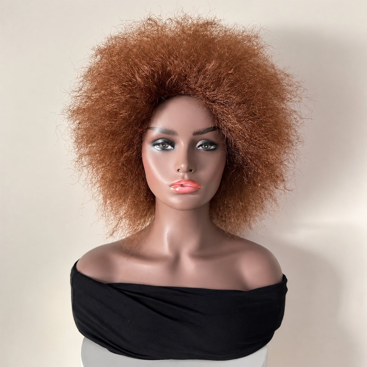 Perruque afro synthétique courte et frisée