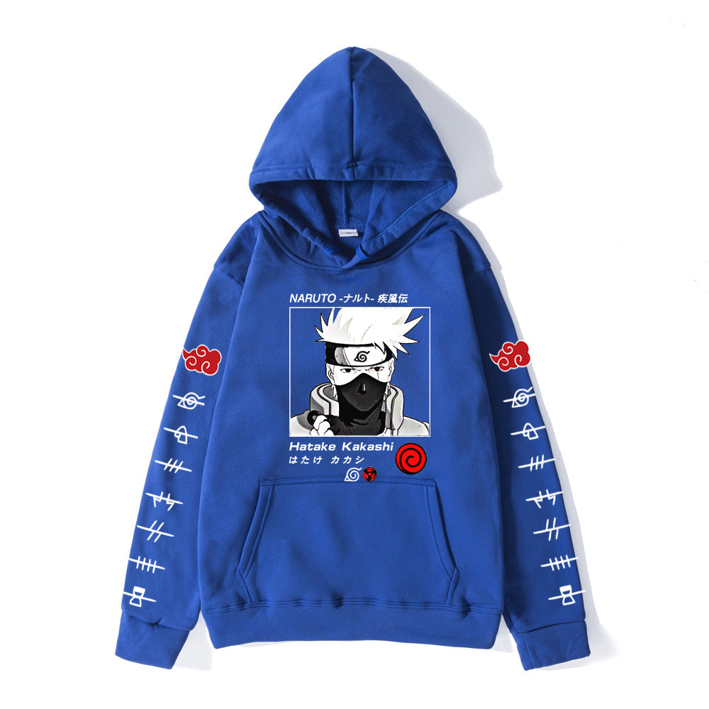 Anime Graphic Oversized Pullover Hoodie