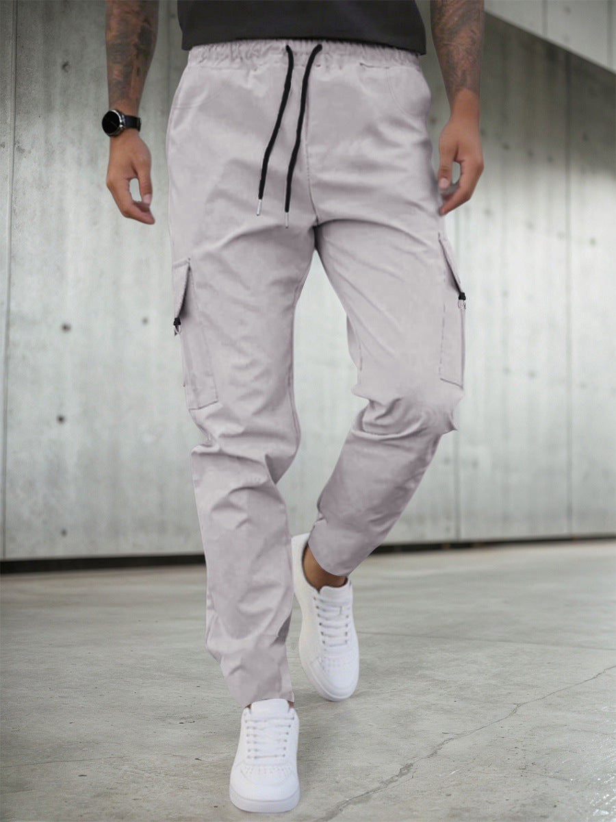 Men's Drawstring Utility Cargo Pants