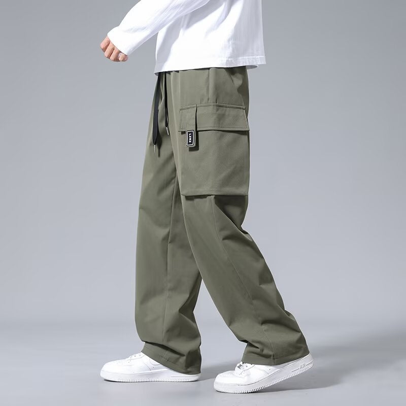 Men's Drawstring Utility Cargo Pants