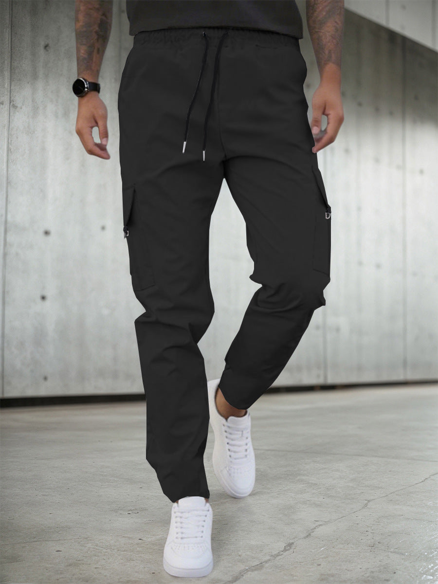 Men's Drawstring Utility Cargo Pants