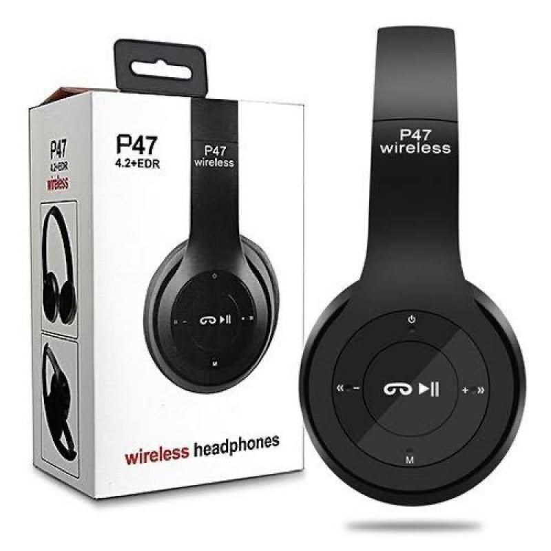 P47 Foldable Wireless Bluetooth Headphones