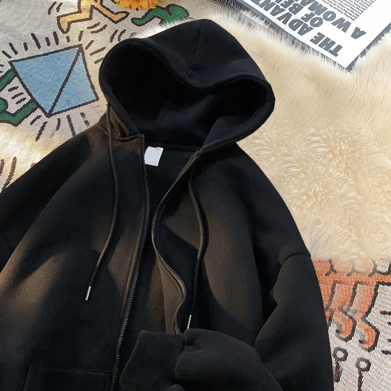 Men's Classic Zip-Up Hoodie with Lining Options