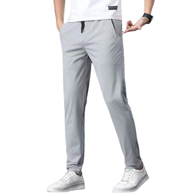 Men's Relaxed Straight-Leg Casual Pants