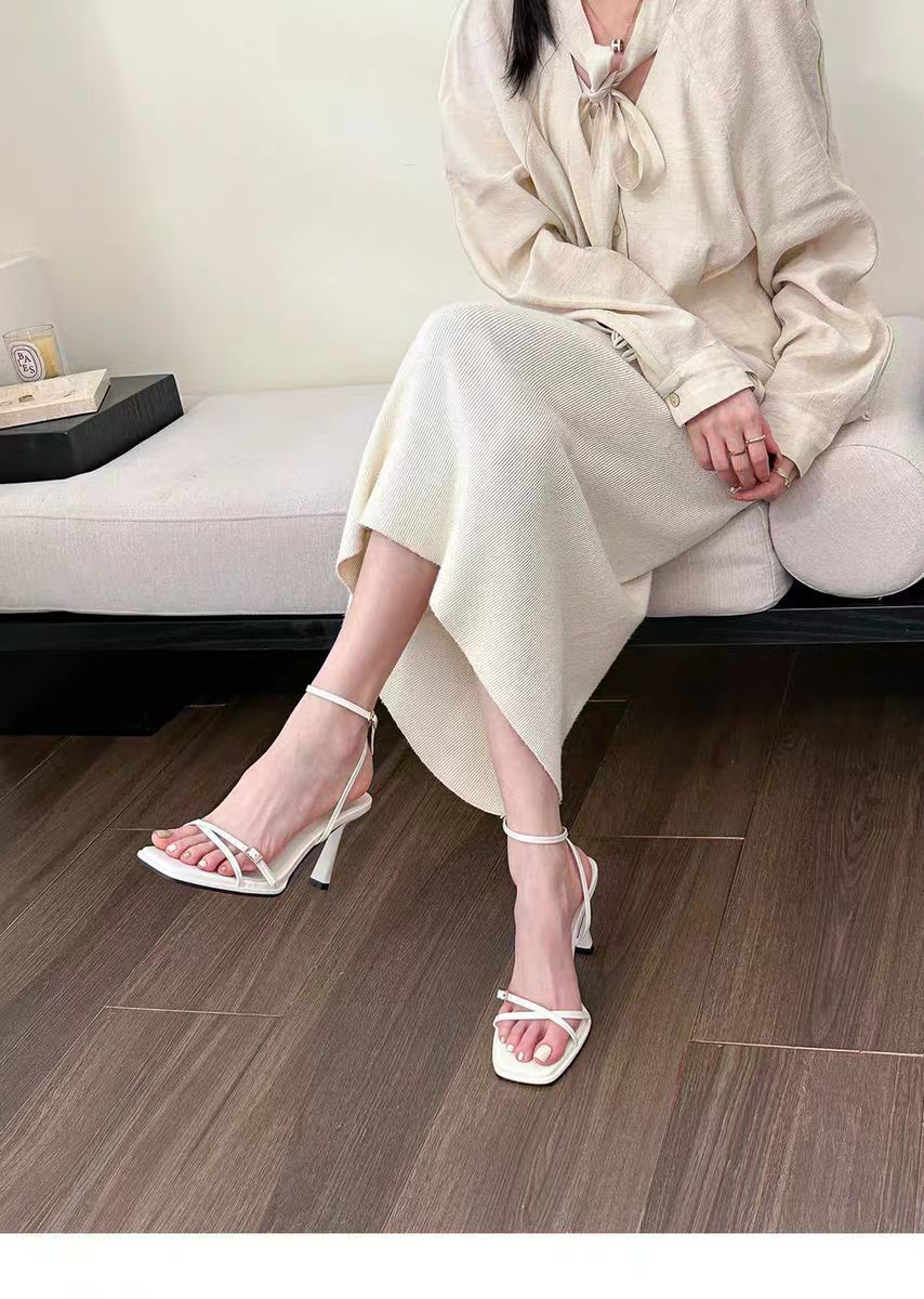 Women's Minimal Strap Heel Sandals