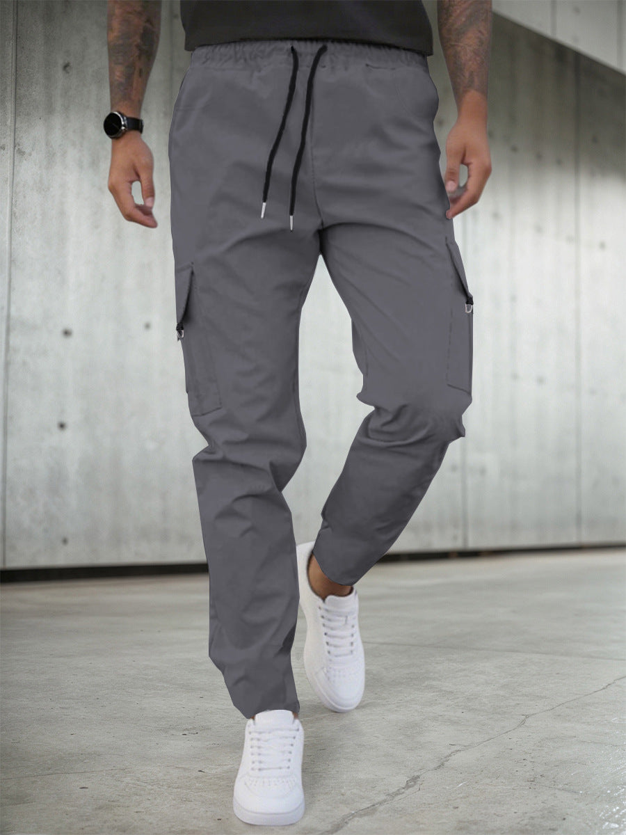 Men's Drawstring Utility Cargo Pants