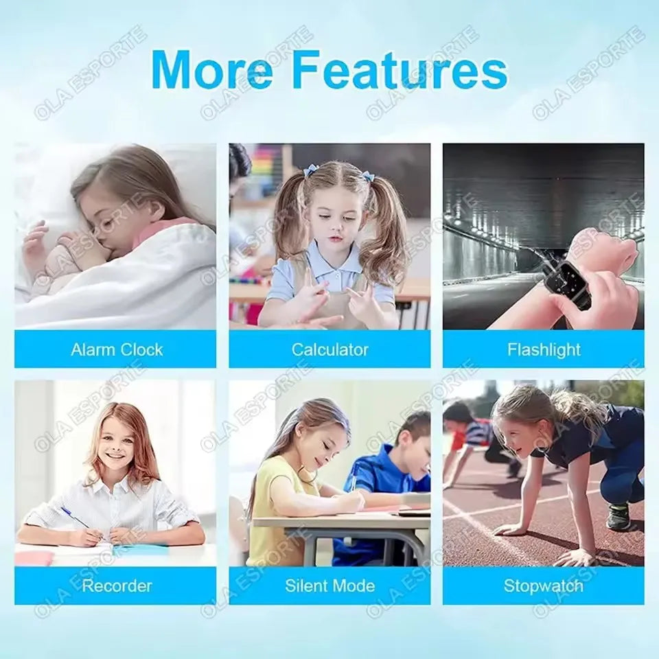 Children's 1.44-Inch Calling Smartwatch with Flashlight