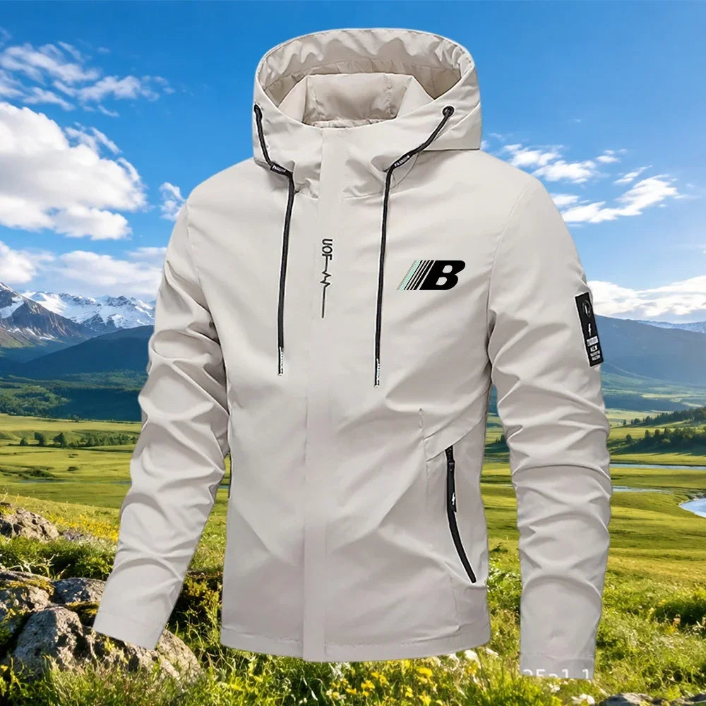 Men's Hooded Zip-Up Jacket