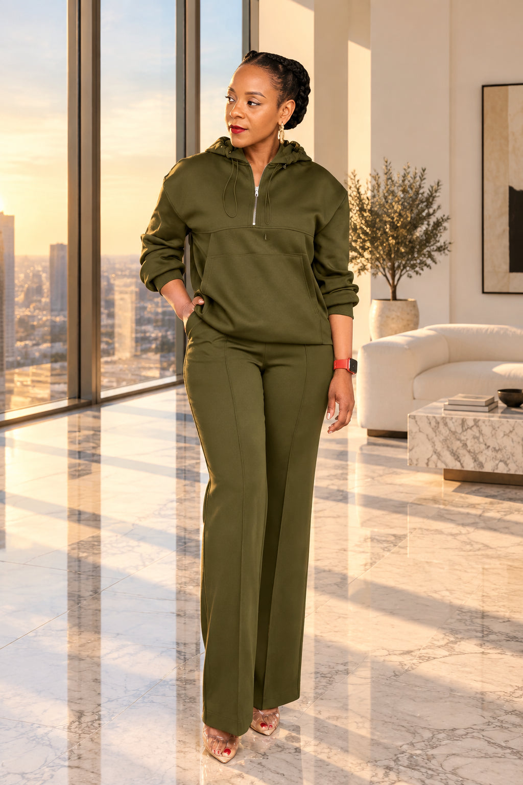 Women's Relaxed Hoodie & Pants Set