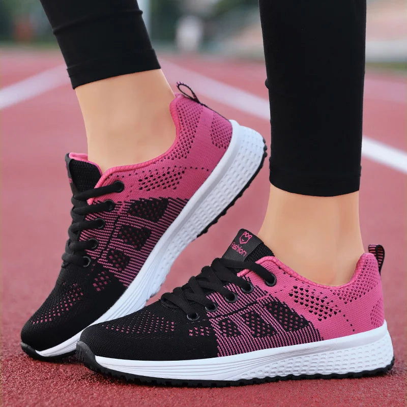 Breathable Lace-Up Walking Shoes — product view