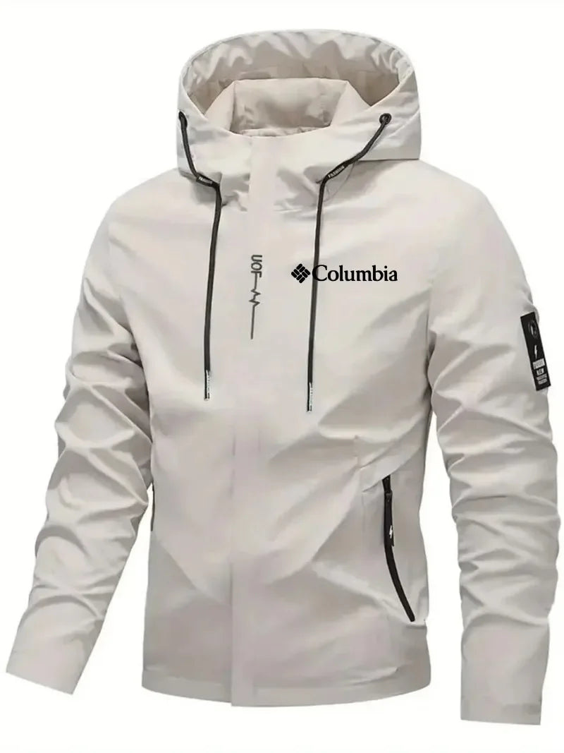 Men's Hooded Zip-Up Jacket